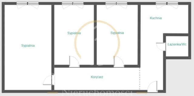 Mieszkanie 3-pokojowe Lublin Śródmieście, ul. Lubartowska. Zdjęcie 9