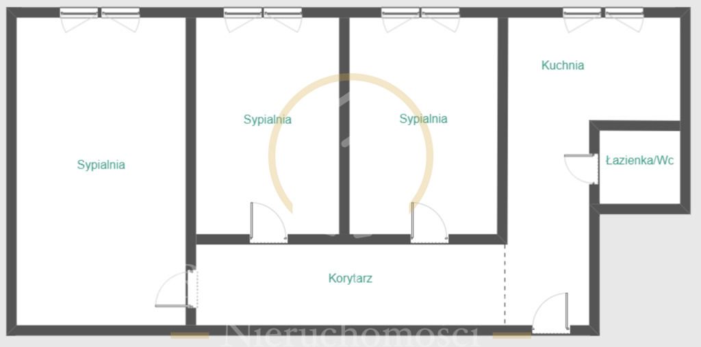 Mieszkanie 3-pokojowe Lublin Śródmieście, ul. Lubartowska. Zdjęcie 9