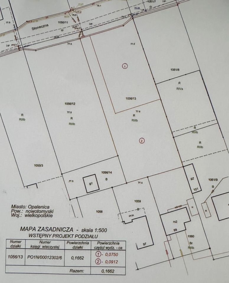 Działka budowlana Opalenica, ul. Słoneczna. Zdjęcie 4