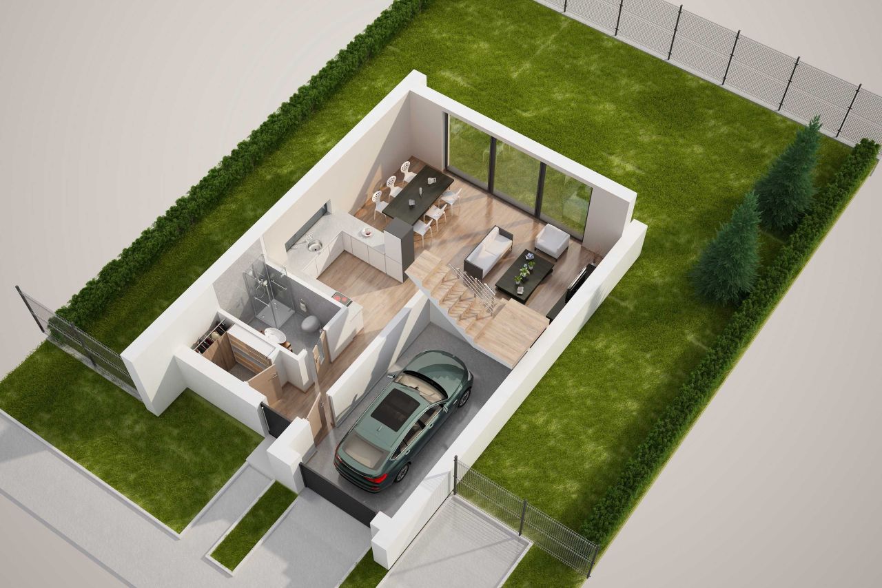 dom wolnostojący, 5 pokoi Kraków Wzgórza Krzesławickie, ul. Grębałowska. Zdjęcie 4