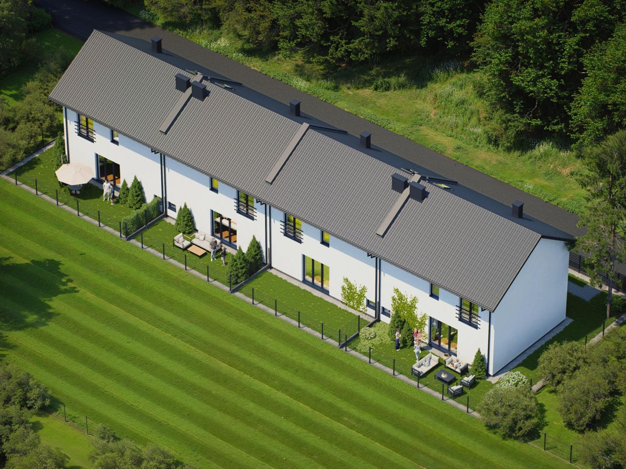 dom szeregowy, 4 pokoje Zielonka Zosinek, ul. Ossowska. Zdjęcie 22