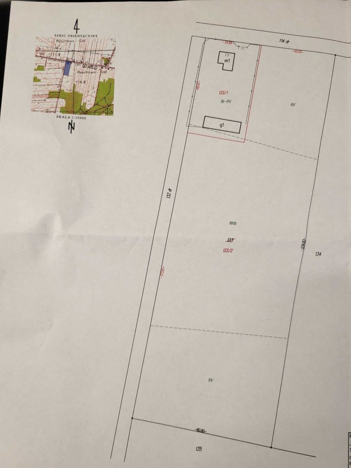 Działka rolna Rzechowo-Gać. Zdjęcie 1