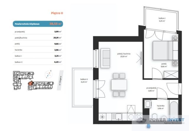 Mieszkanie 2-pokojowe Kraków Prądnik Biały, ul. Zygmunta Glogera. Zdjęcie 7