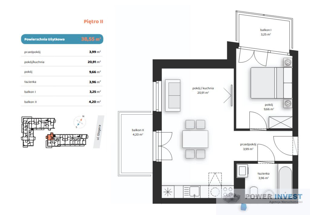 Mieszkanie 2-pokojowe Kraków Prądnik Biały, ul. Zygmunta Glogera. Zdjęcie 7
