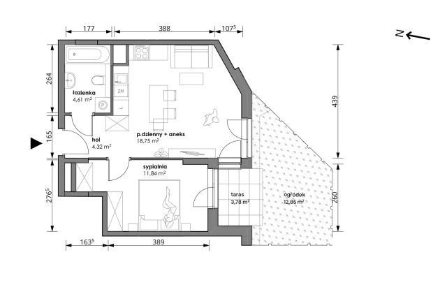 Mieszkanie 2-pokojowe Warszawa Włochy, ul. Trzcinowa. Zdjęcie 7
