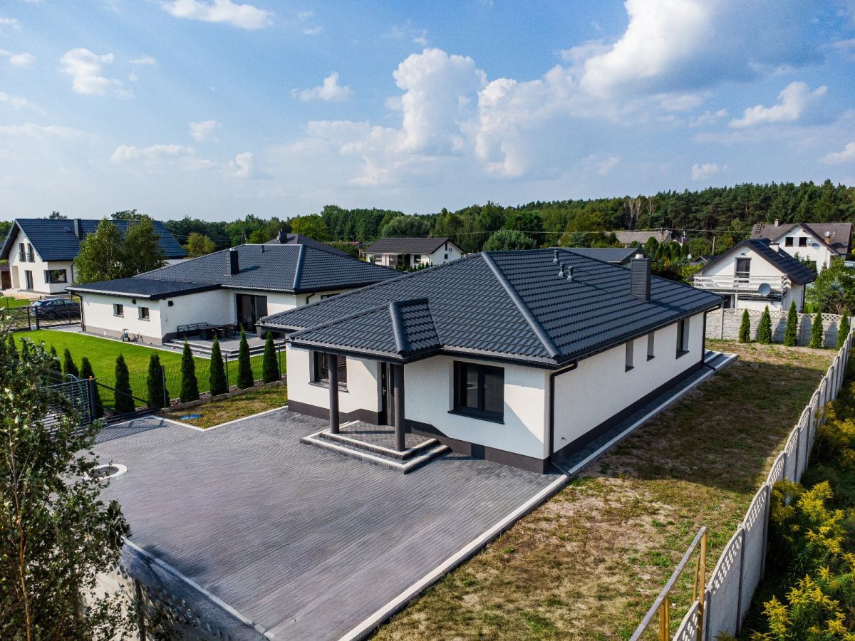 dom wolnostojący, 4 pokoje Aleksandrów Łódzki, ul. Placydowska. Zdjęcie 2