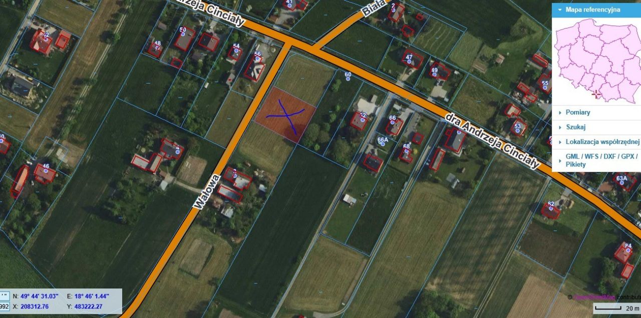 Działka budowlana Kozakowice Górne, ul. Wałowa. Zdjęcie 3