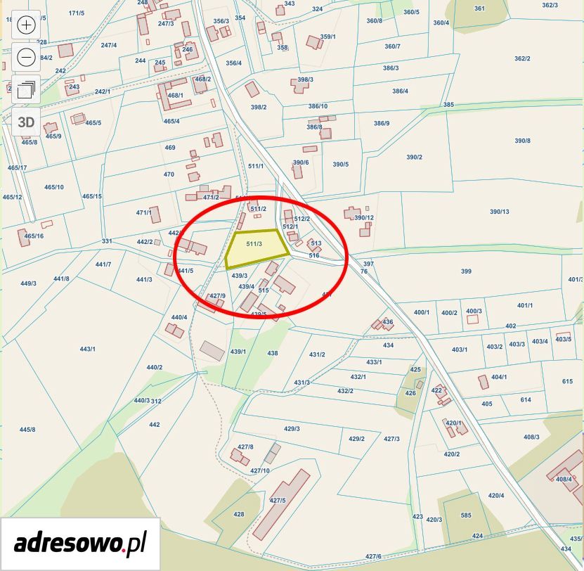 Działka budowlana Łaz. Zdjęcie 3