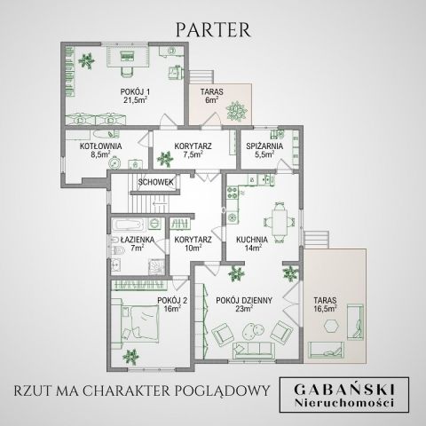 dom wolnostojący, 8 pokoi Brzozówka, ul. Słoneczna. Zdjęcie 16