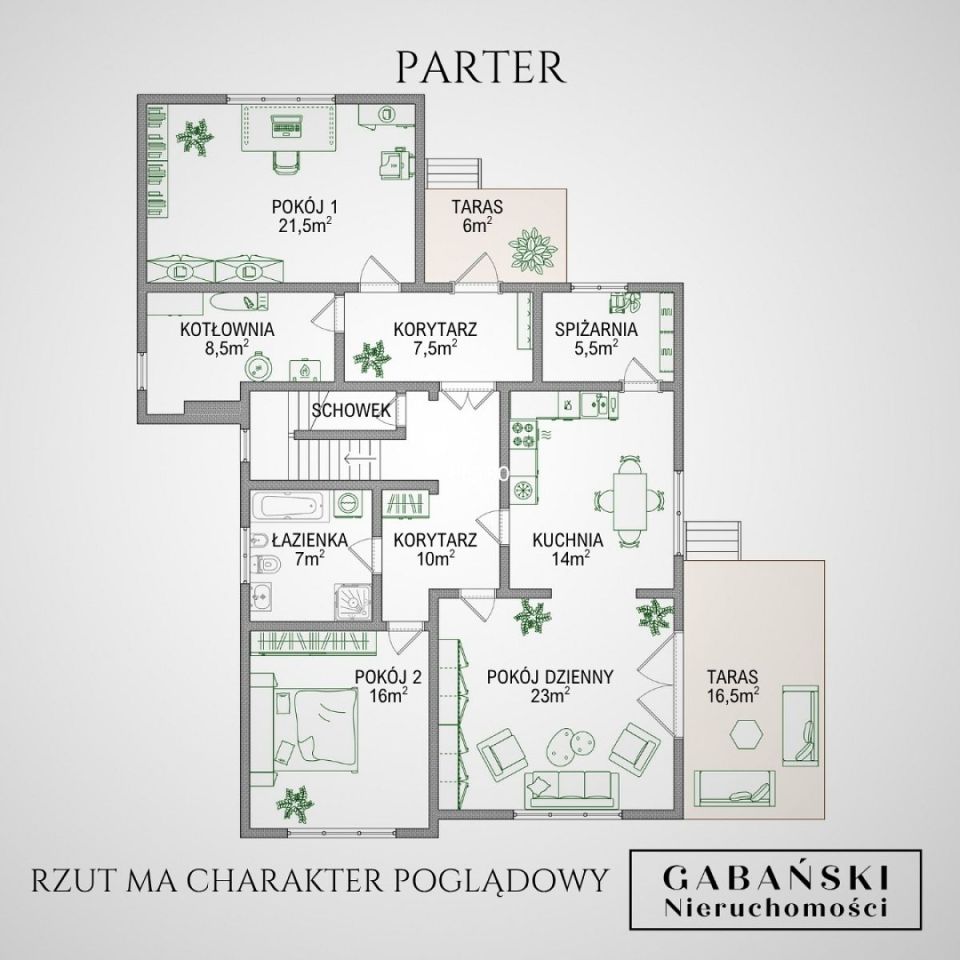 dom wolnostojący, 8 pokoi Brzozówka, ul. Słoneczna. Zdjęcie 16