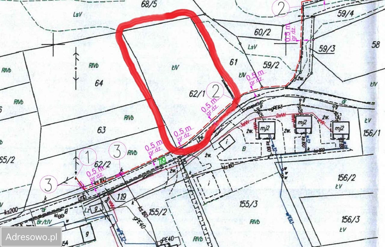 Działka budowlana Słopnice. Zdjęcie 4