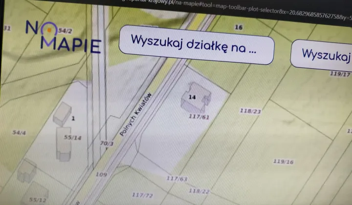 Działka budowlana Opypy, ul. Polnych Kwiatów