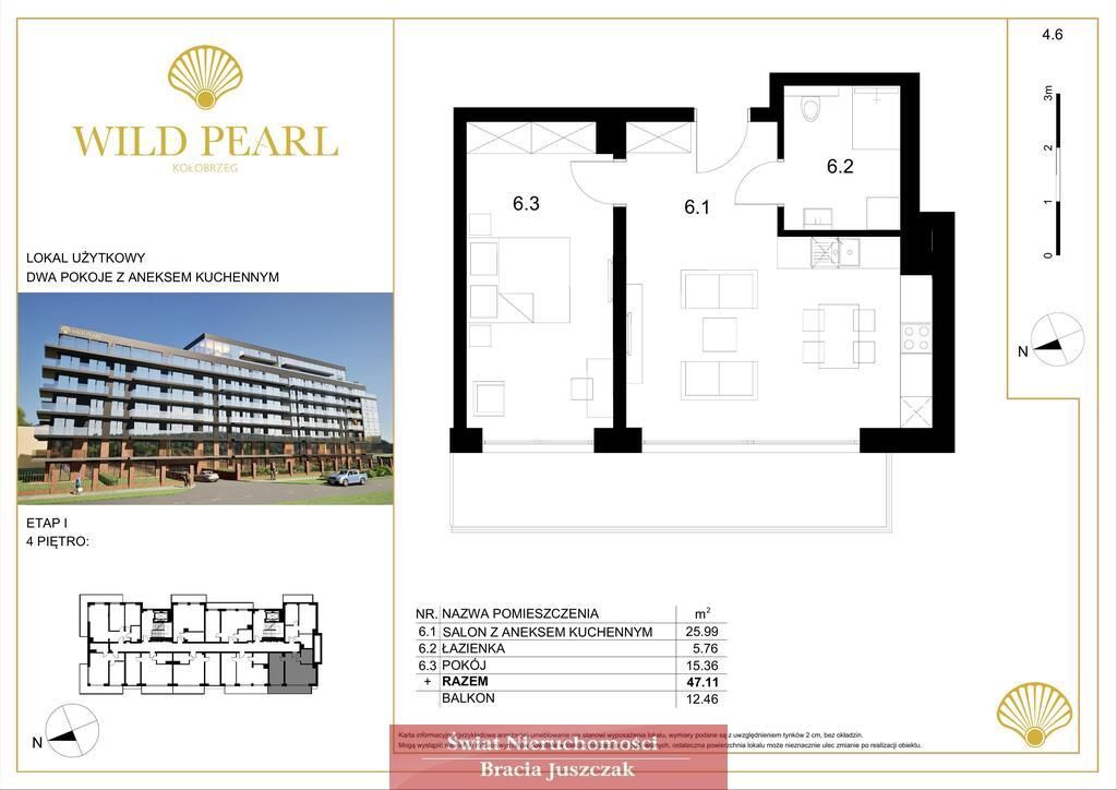 Mieszkanie 2-pokojowe Kołobrzeg. Zdjęcie 3