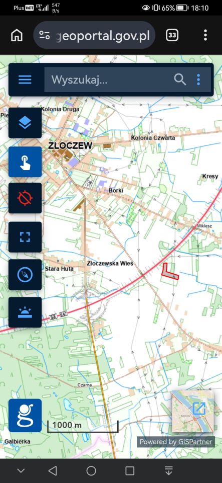 Działka rolna Czarna, Wyzwolenia. Zdjęcie 3