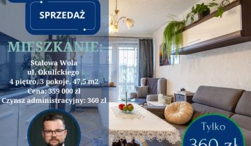 Mieszkanie 3-pokojowe Stalowa Wola, ul. gen. Leopolda Okulickiego