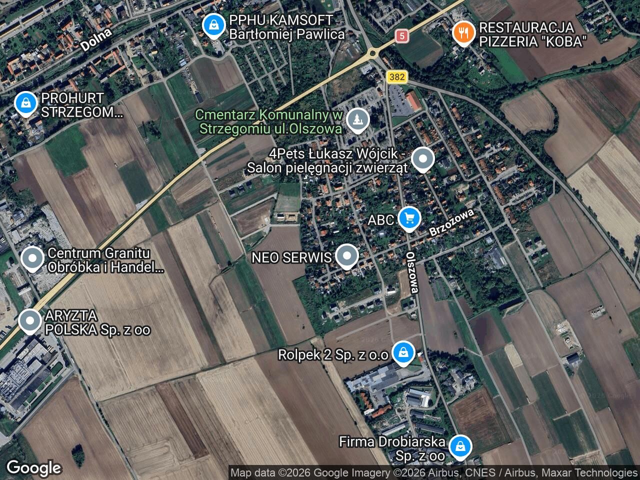 Działka budowlana Strzegom Grabina, ul. Wrzosowa. Zdjęcie 1