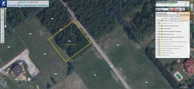 Działka budowlana Badów Górny, ul. Główna. Zdjęcie 1