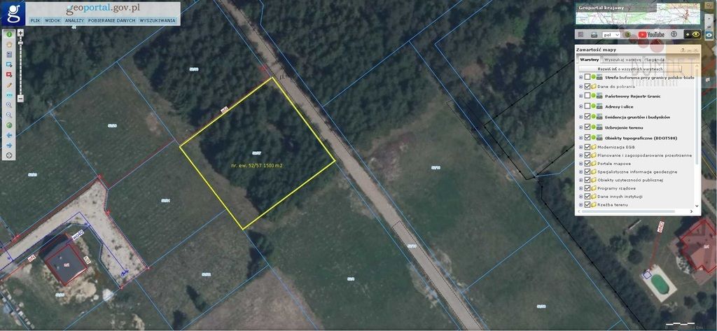 Działka budowlana Badów Górny, ul. Główna