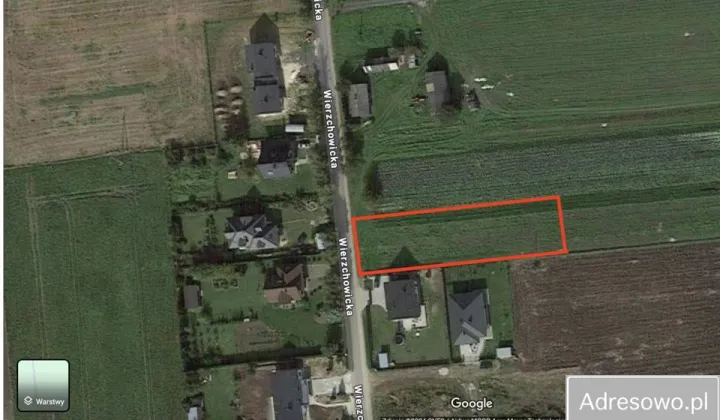 Działka budowlana Krępiec, ul. Wierzchowicka