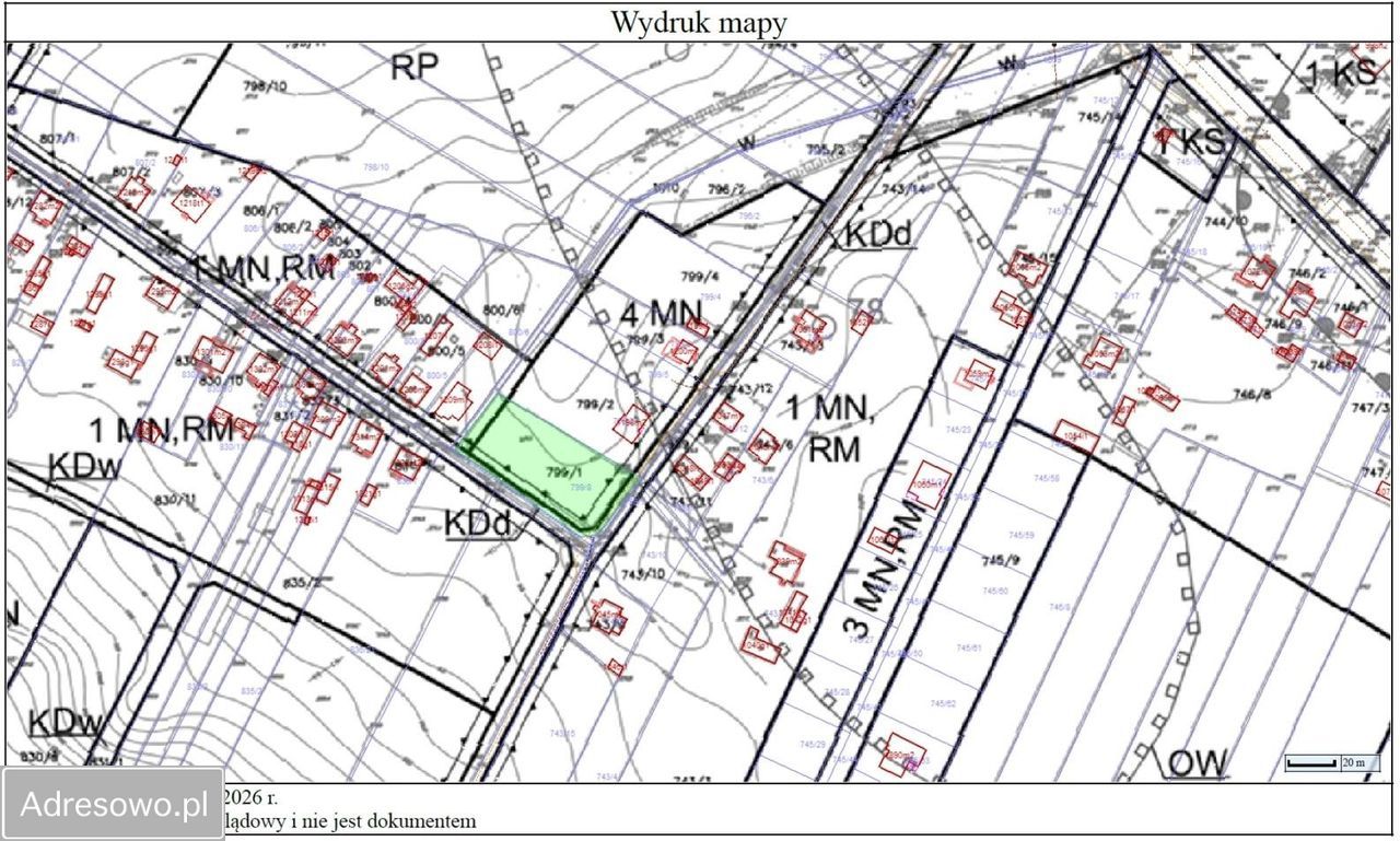 Działka budowlana Wręczyca Wielka, ul. Polna. Zdjęcie 2
