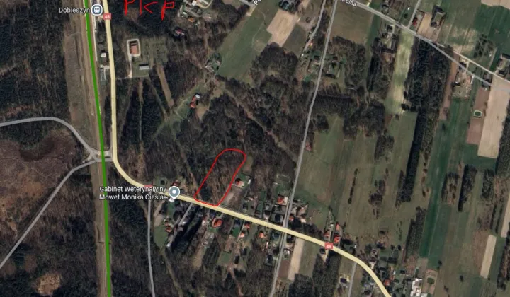 Działka budowlana Dobieszyn, ul. Główna