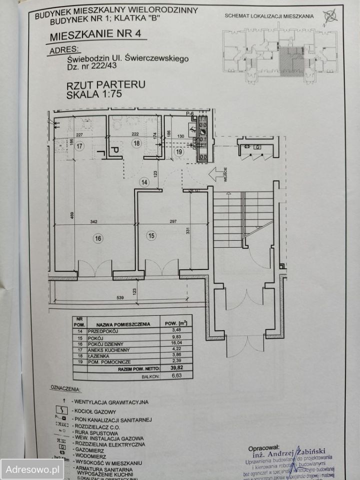 Mieszkanie 2-pokojowe Świebodzin, os. Widok. Zdjęcie 15