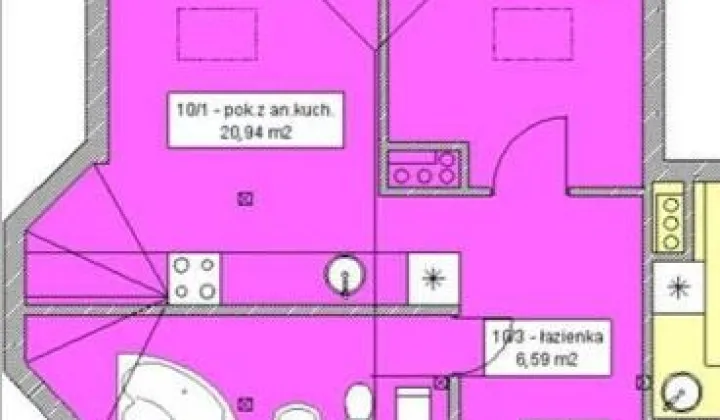 Mieszkanie 2-pokojowe Kraków Bieżanów, ul. Ogórkowa