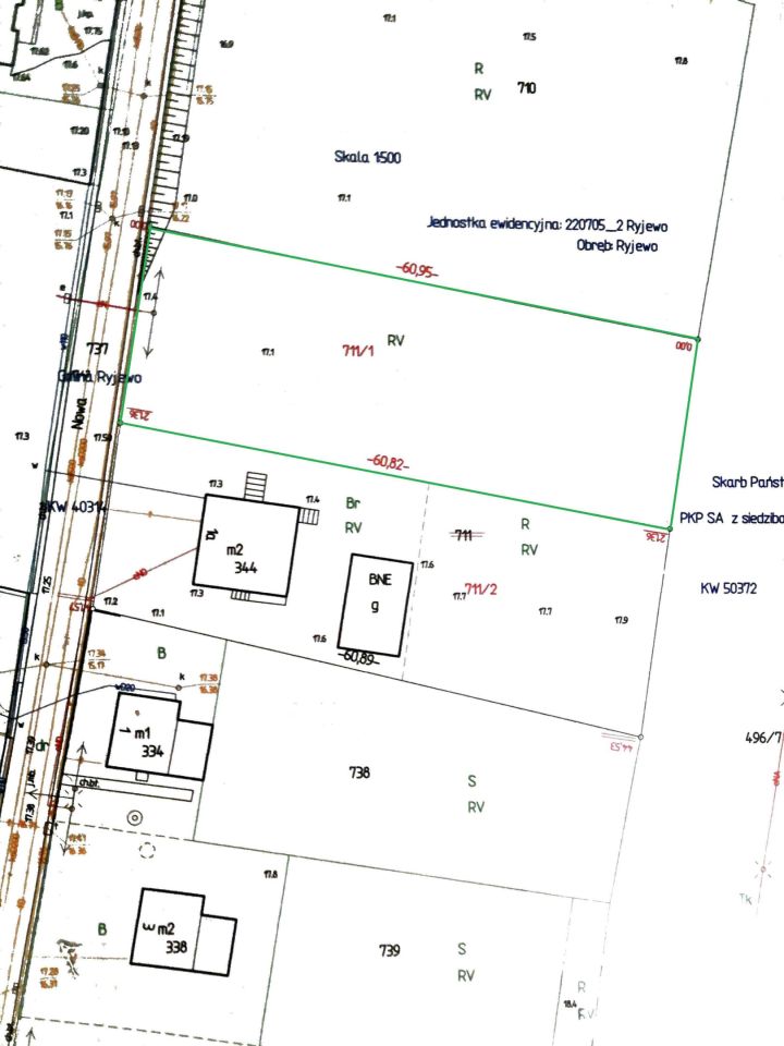 Działka budowlana Ryjewo. Zdjęcie 3