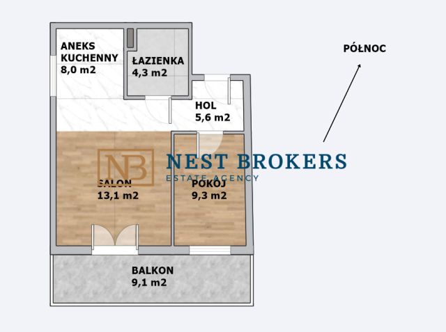 Mieszkanie 2-pokojowe Kraków Ruczaj, ul. Karola Bunscha. Zdjęcie 9