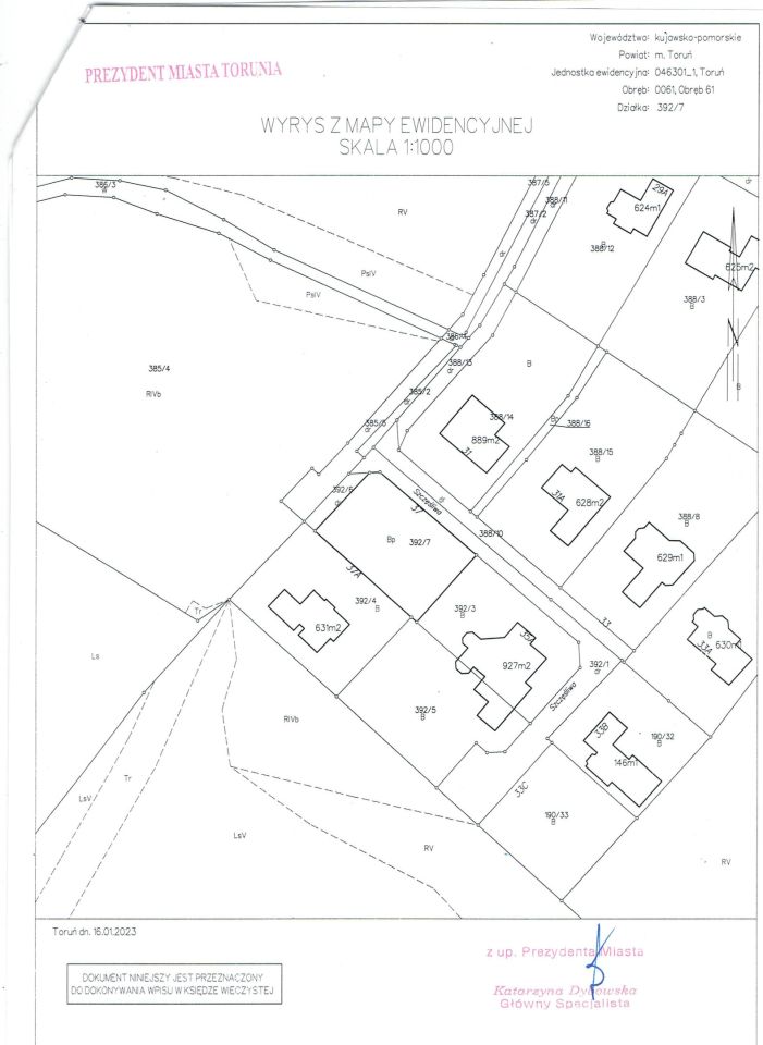 Działka budowlana Toruń Kaszczorek, ul. Szczęśliwa. Zdjęcie 8