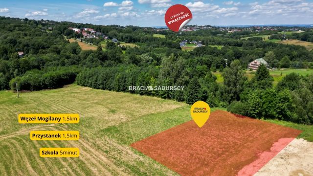 Działka inwestycyjna Mogilany. Zdjęcie 1