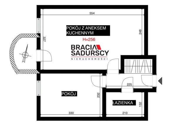Mieszkanie 2-pokojowe Kraków Zaborze, ul. Zachodnia. Zdjęcie 3