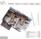 Mieszkanie 3-pokojowe Gliwice Śródmieście, ul. Stanisława Moniuszki. Zdjęcie 3