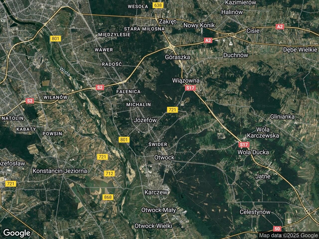 Działka leśna Józefów Kolonia Błota, ul. Wiązowska