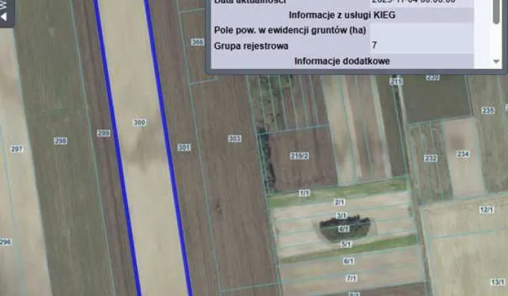 Działka rolna Leśniowice-Kolonia