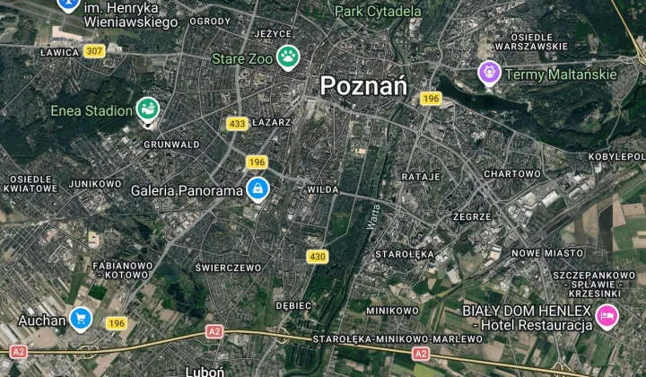 Działka rod Poznań Wilda