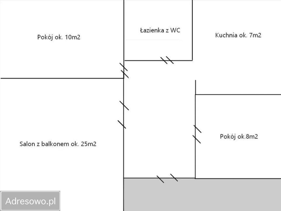 Mieszkanie 3-pokojowe Toruń Rubinkowo, ul. Ludwika Rydygiera