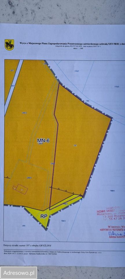 Działka budowlana Gryźliny. Zdjęcie 5