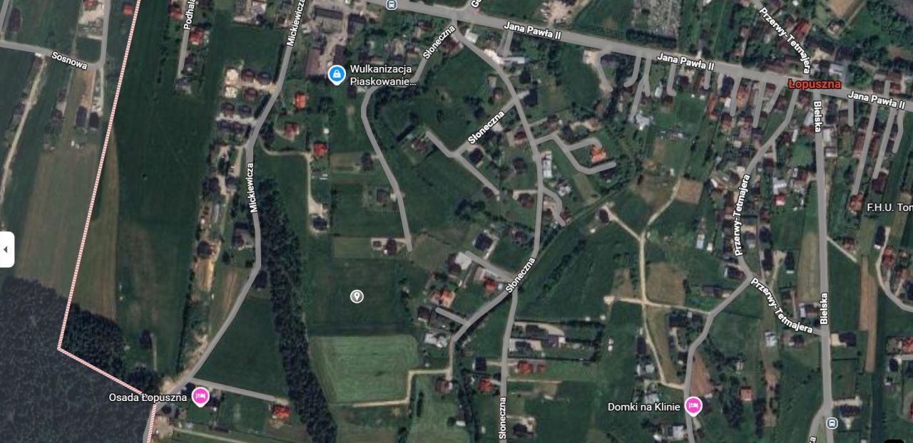 Działka budowlana Łopuszna, ul. Adama Mickiewicza. Zdjęcie 4