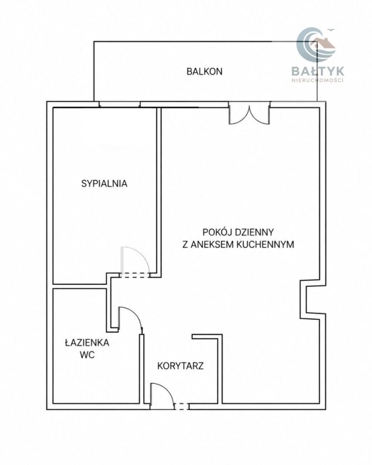 Mieszkanie 2-pokojowe Gdańsk Jasień, ul. Lawendowe Wzgórze. Zdjęcie 18