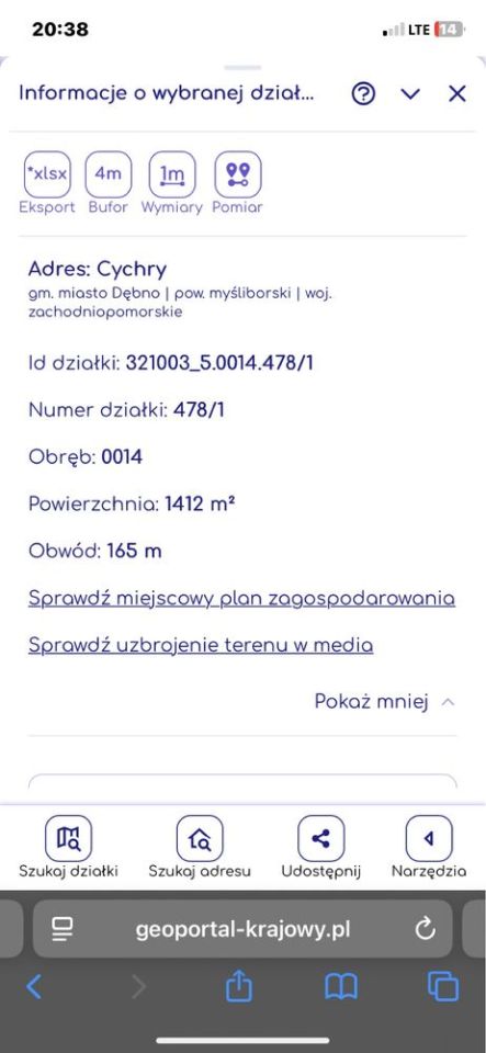 Działka budowlana Cychry, ul. Spacerowa. Zdjęcie 2