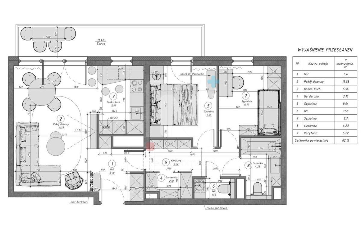 Mieszkanie 3-pokojowe Warszawa Wola, ul. Marcina Kasprzaka. Zdjęcie 13