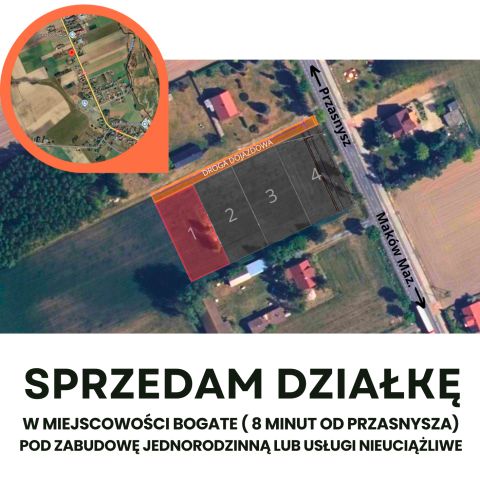 Działka rolno-budowlana Bogate, Bogate 15. Zdjęcie 1