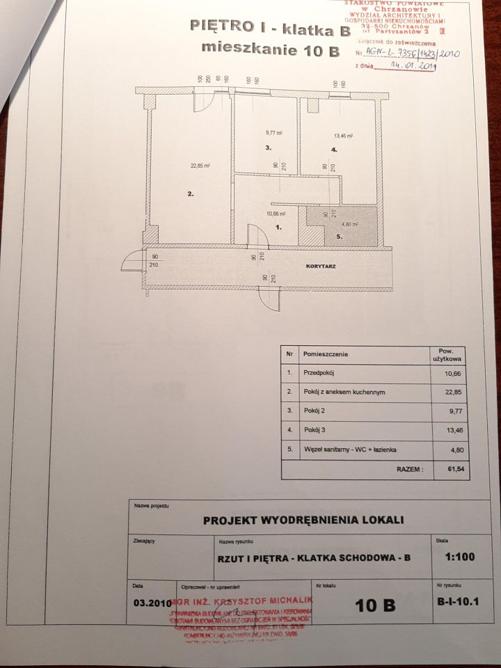 Mieszkanie 3-pokojowe Libiąż Libiąż Duży, ul. Górnicza. Zdjęcie 2