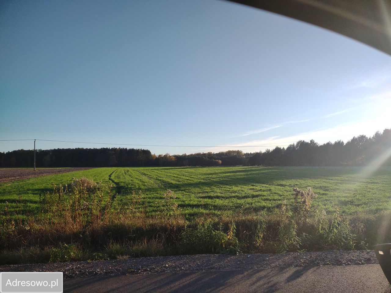 Działka rolno-budowlana Zalesie