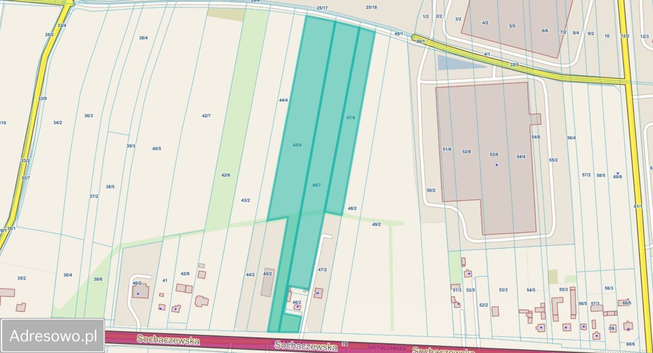 Działka inwestycyjna Błonie-Wieś