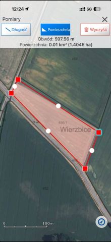 Działka rolna Wierzbice. Zdjęcie 1
