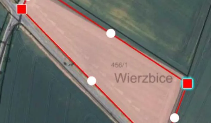 Działka rolna Wierzbice