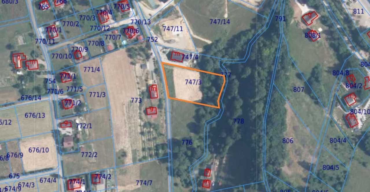 Działka budowlana Kamionka Wielka. Zdjęcie 3