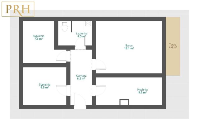 Mieszkanie 3-pokojowe Koszalin, ul. Stanisława Staszica. Zdjęcie 9